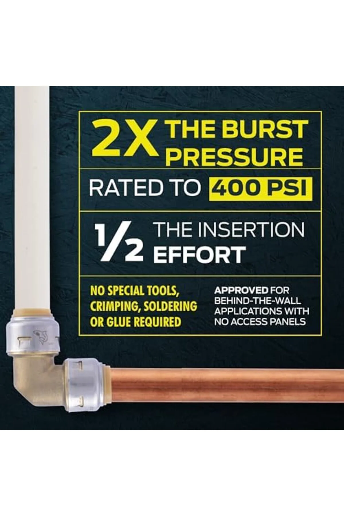 srdshop Max 1/2 İnç x 1/2 İnç FNPT Damla Kulak Dirsek, Pirinç Tes