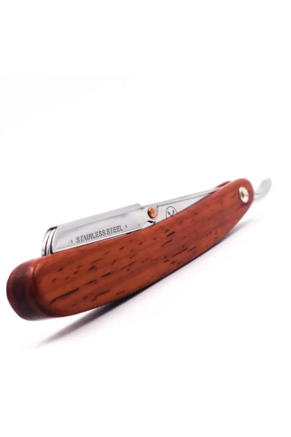 Srrw Emniyetli Ustura Ahşap Saplı Sakal Usturası