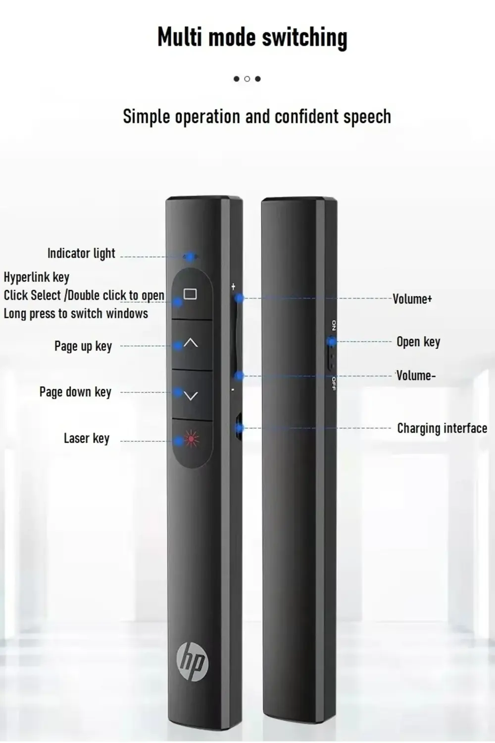 Hp Ss10 Sunum Kumandası Laser Pointer Hp Ss10 Sunum Kumandası Laser Pointer