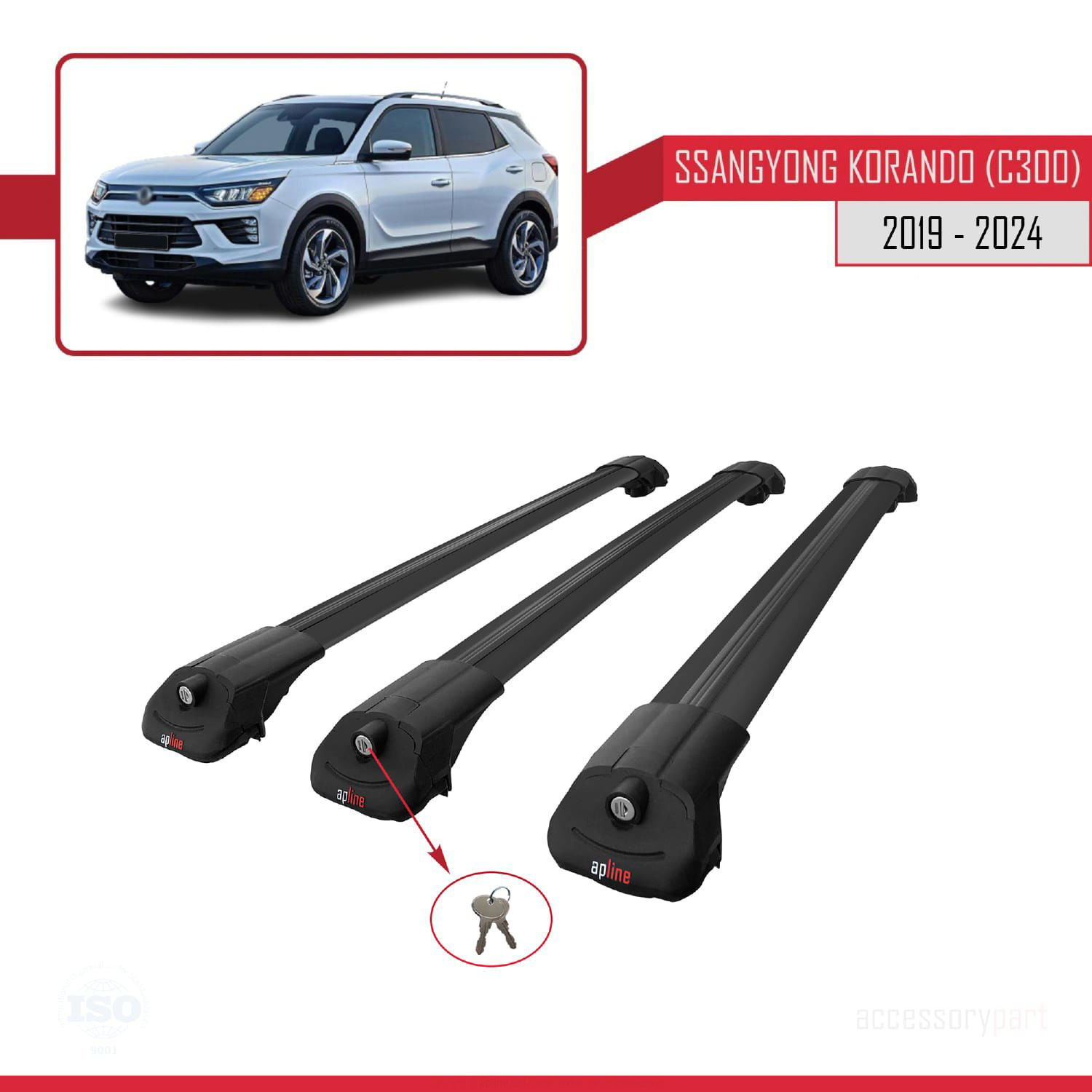 Ssangyong Korando (C300) 2019 ve Sonrası ile uyumlu ACE-1 Ara Atk