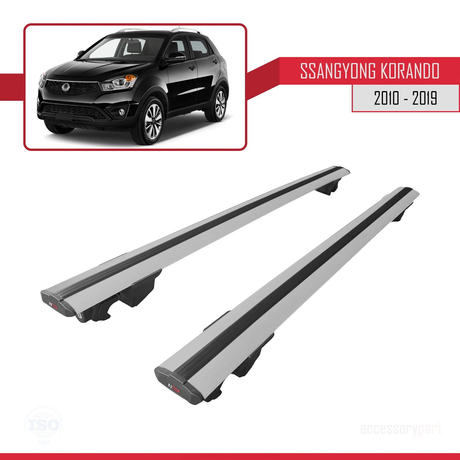 Ssangyong Korando (C) 2010-2019 Arası ile uyumlu HOOK Model Anaht