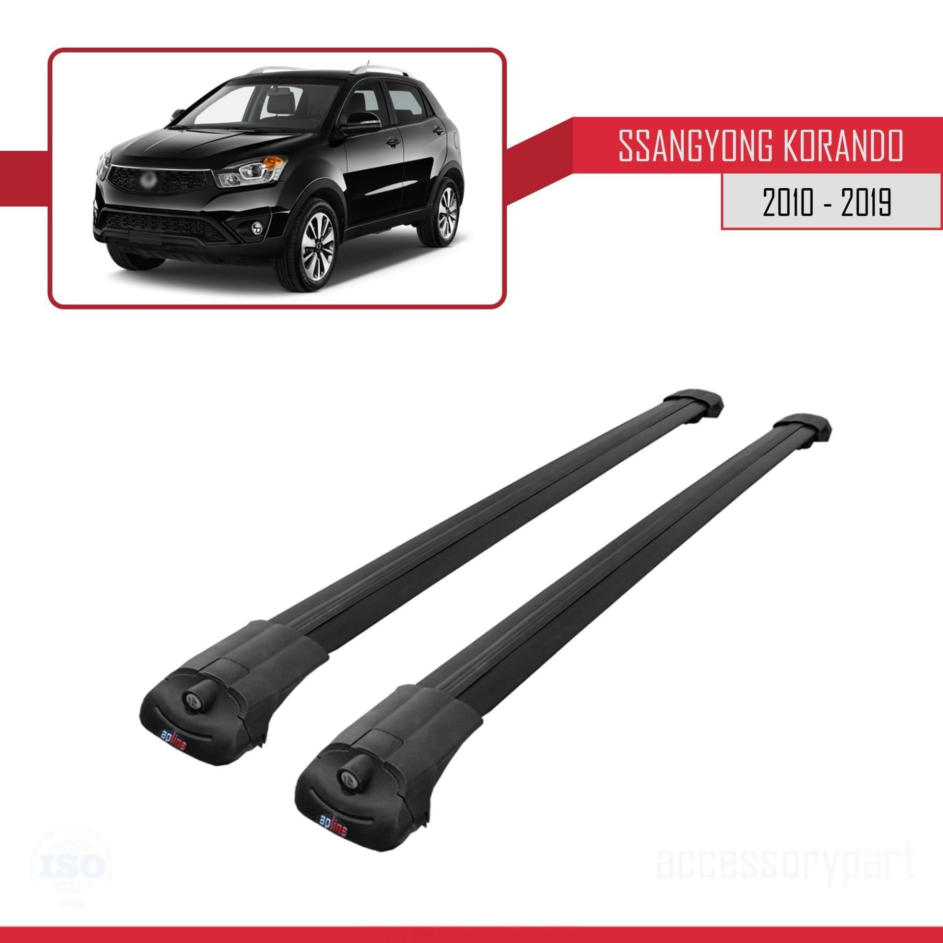 Ssangyong Korando (C) 2010-2019 Arası ile uyumlu ACE-1 Ara Atkı T