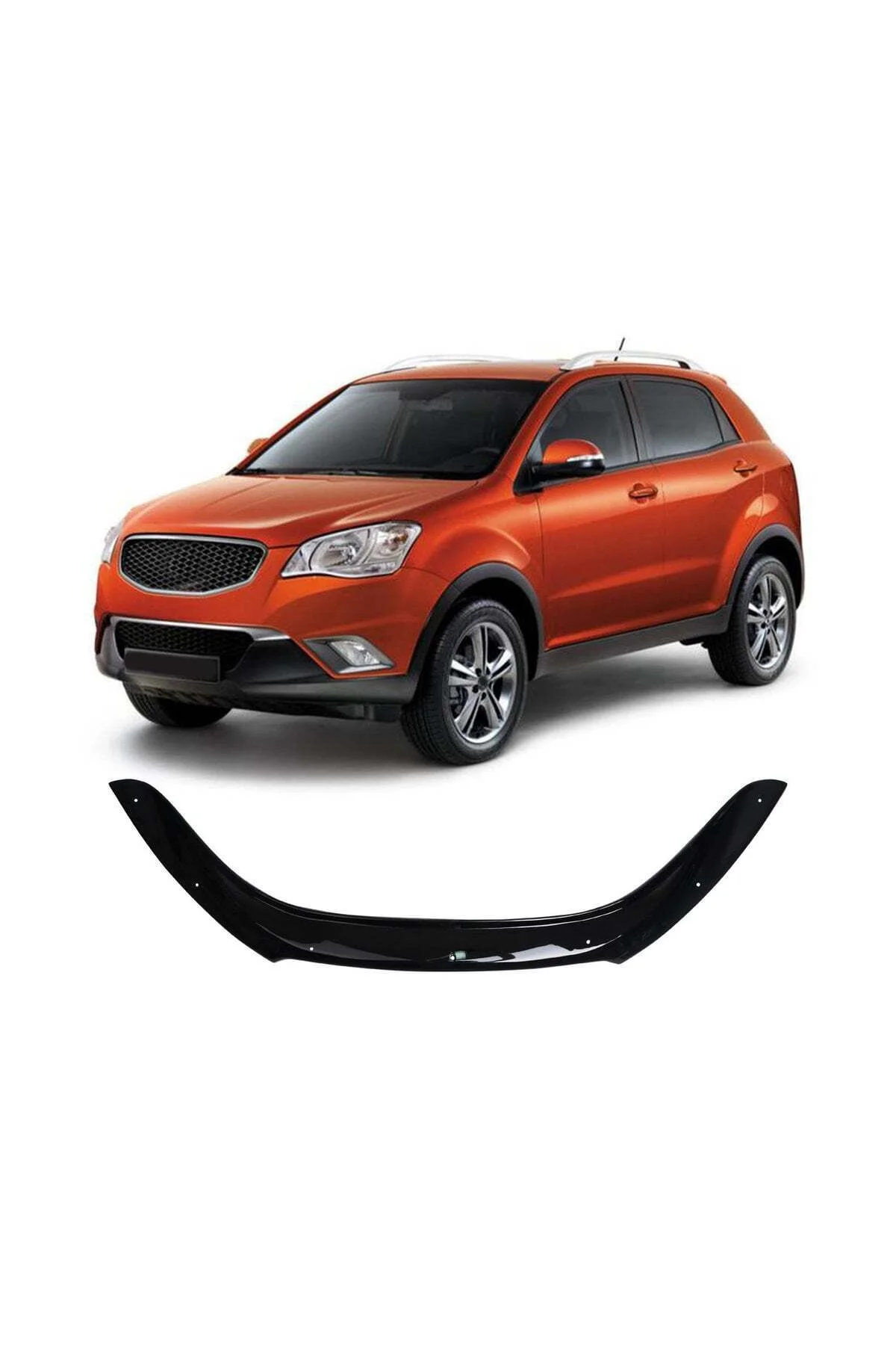 Ssangyong Korando 2011-2018 Uyumlu Kaput Rüzgarlığı Ön Kaput Koruma ABS Parlak Siyah Ssangyong Korando 2011-2018 Uyumlu Kaput Rüzgarlığı Ön Kaput Koruma ABS Parlak Siyah