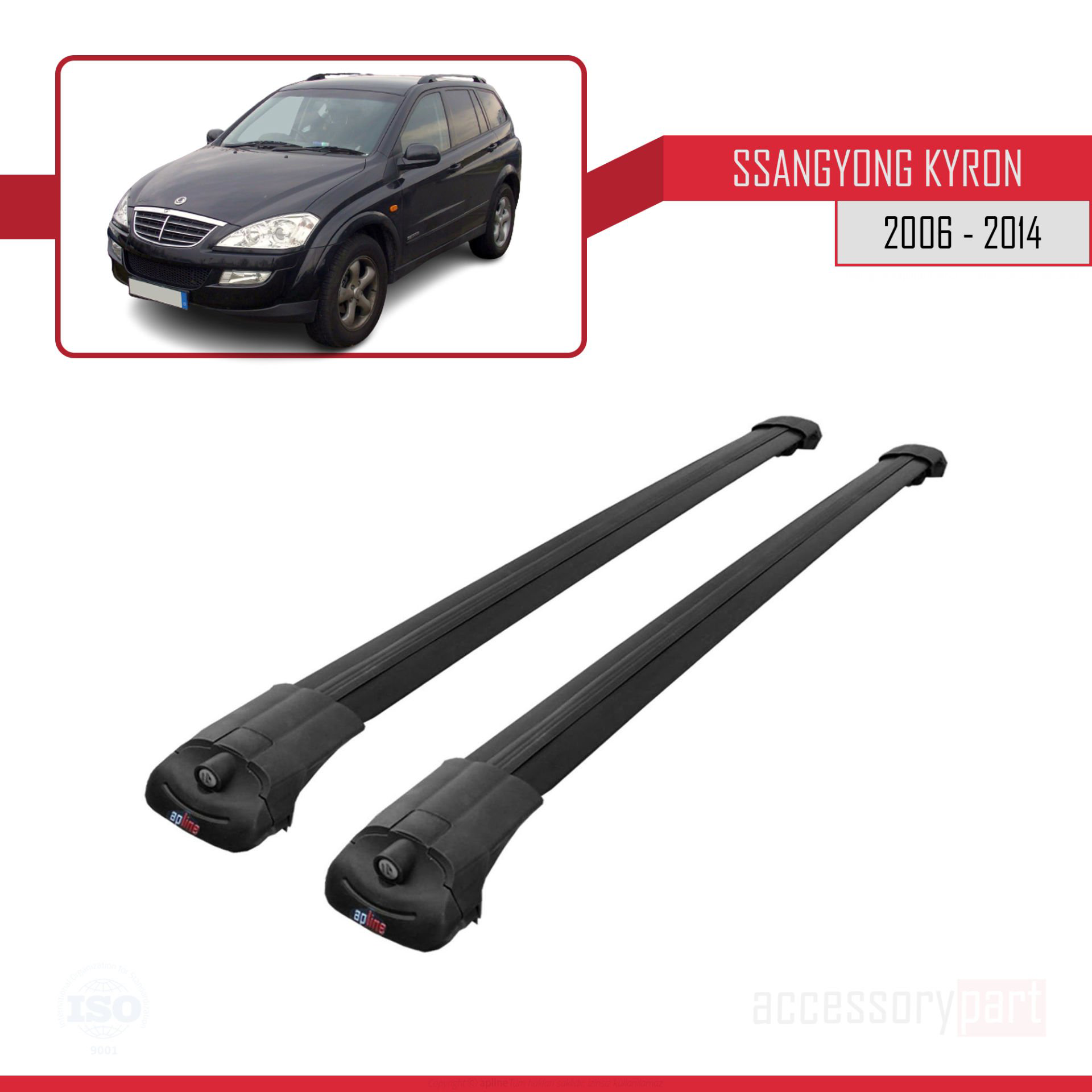 Ssangyong Kyron 2006-2014 Arası ile uyumlu ACE-1 Ara Atkı Tavan B