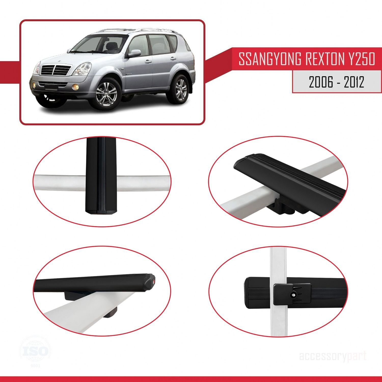 Ssangyong Rexton Y250 2006-2012 Arası ile uyumlu Basic Model Ara 