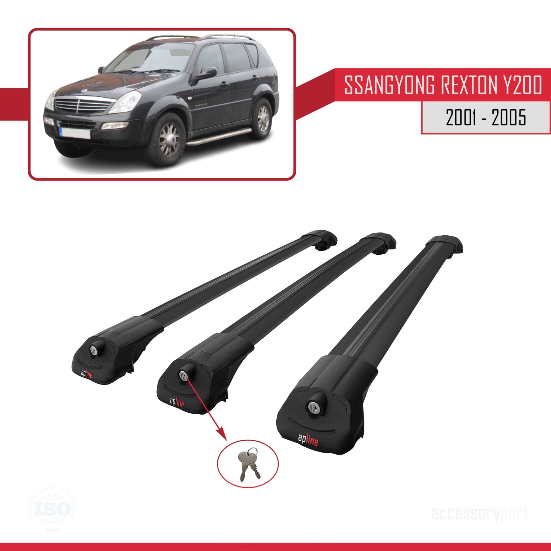 Ssangyong Rexton Y200 2001-2005 Arası ile uyumlu ACE-1 Ara Atkı T