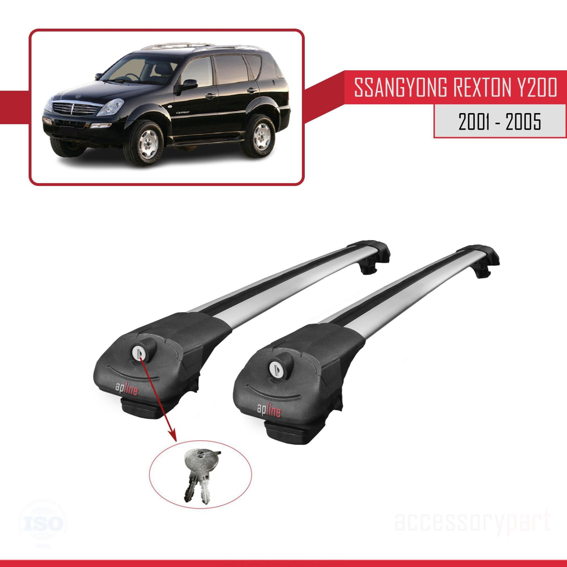 Ssangyong Rexton Y200 2001-2005 Arası ile uyumlu ACE-1 Ara Atkı T