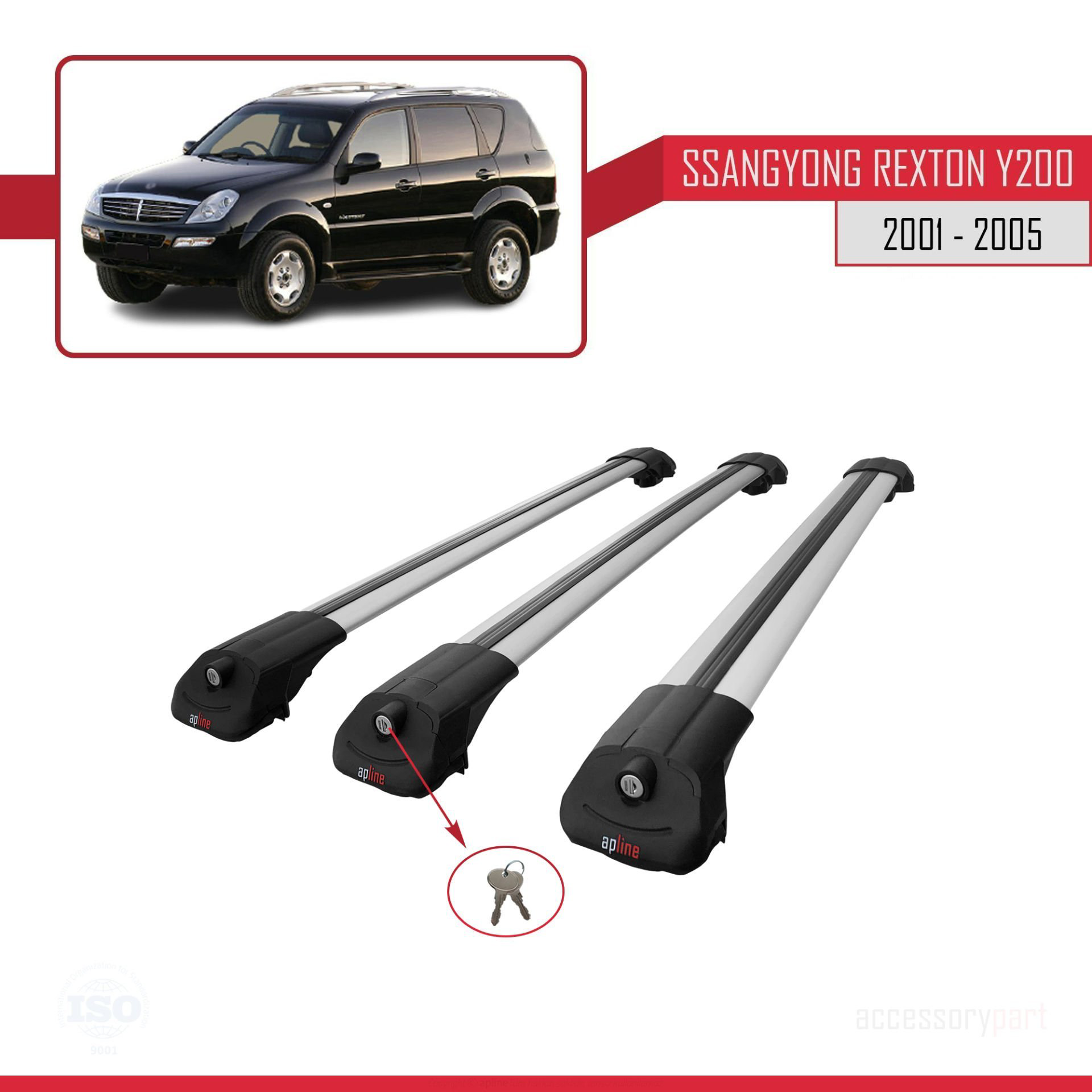 Ssangyong Rexton Y200 2001-2005 Arası ile uyumlu ACE-1 Ara Atkı T