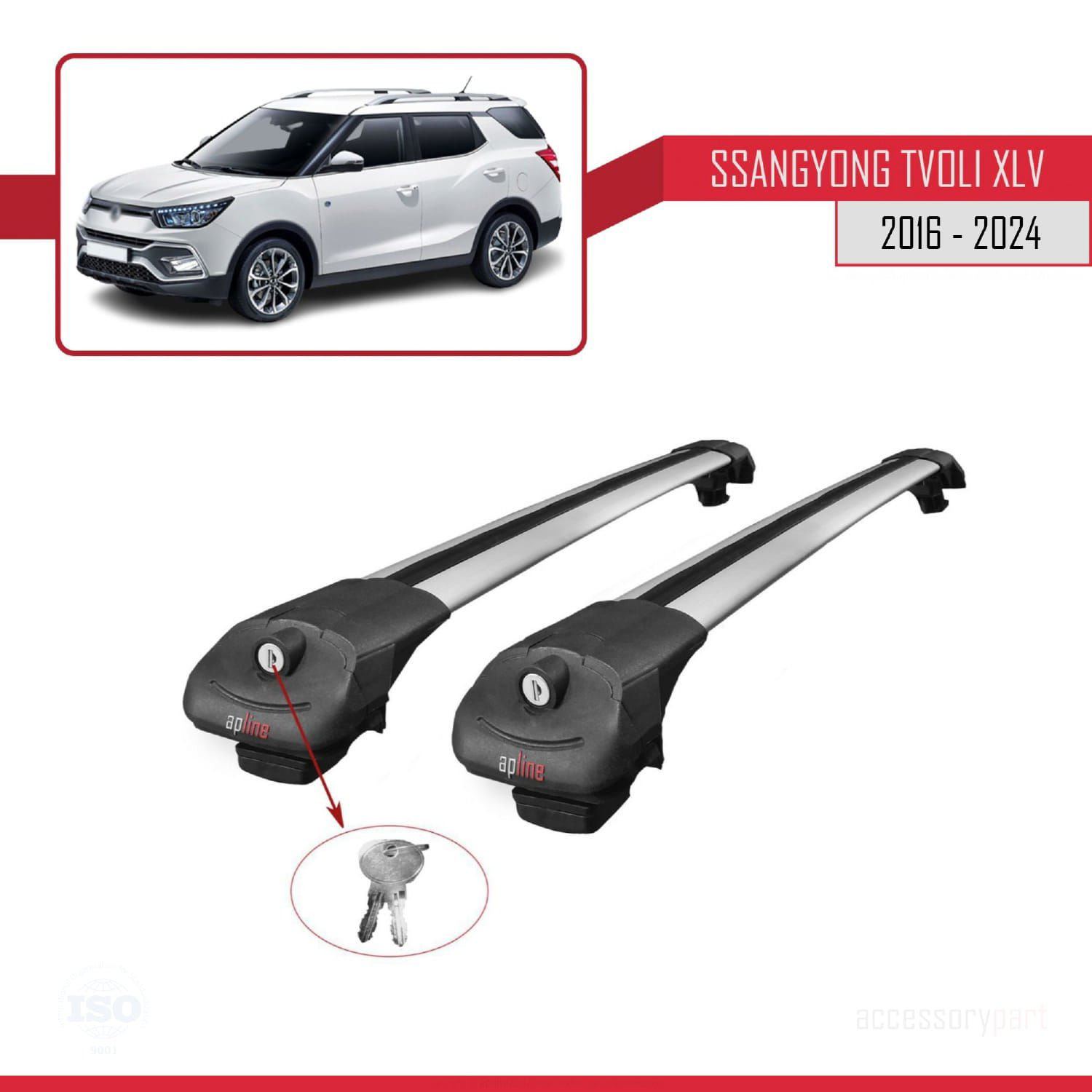 Ssangyong Tivoli XLV 2016 ve Sonrası ile uyumlu ACE-1 Ara Atkı Ta