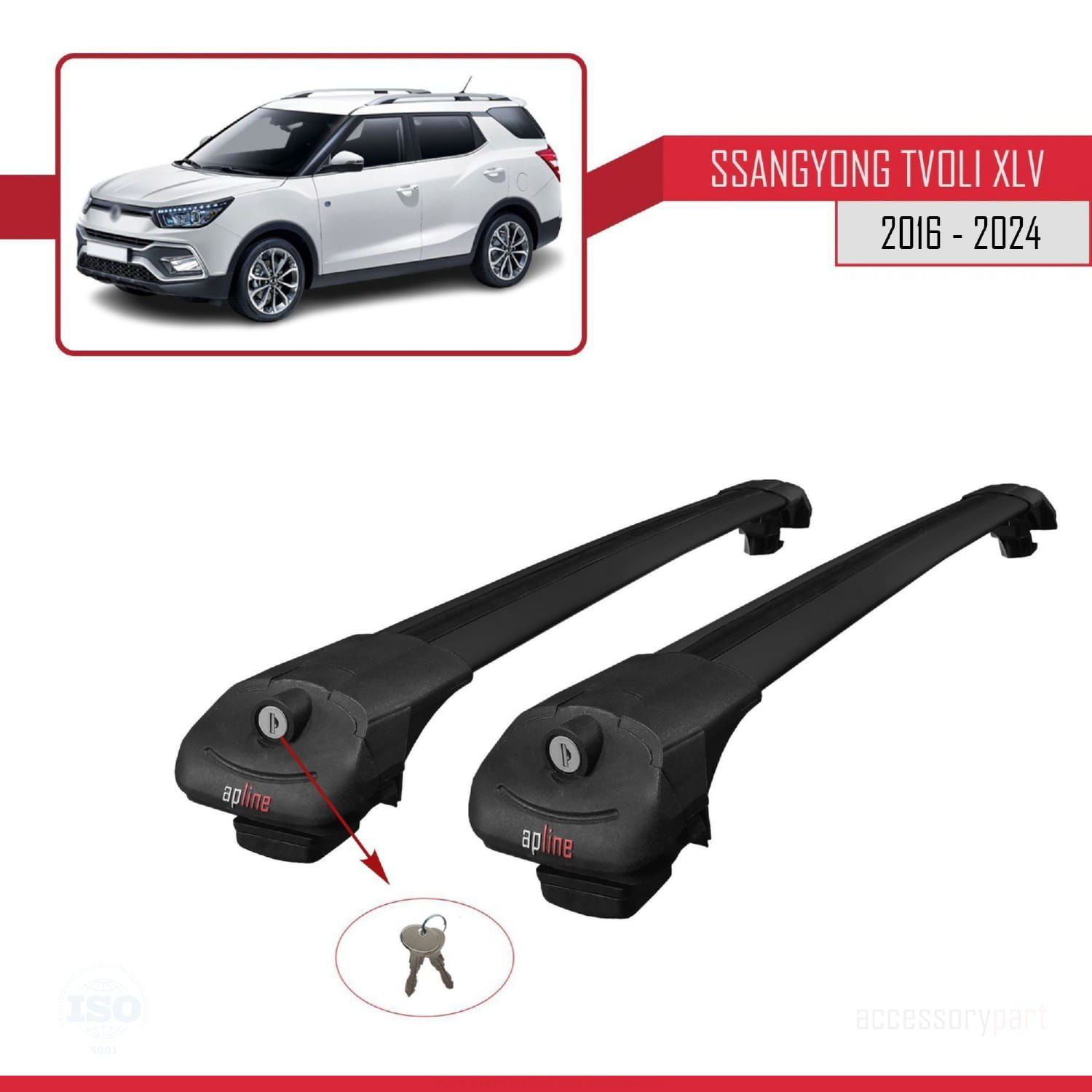 Ssangyong Tivoli XLV 2016 ve Sonrası ile uyumlu ACE-1 Ara Atkı Ta Ssangyong Tivoli XLV 2016 ve Sonrası ile uyumlu ACE-1 Ara Atkı Ta