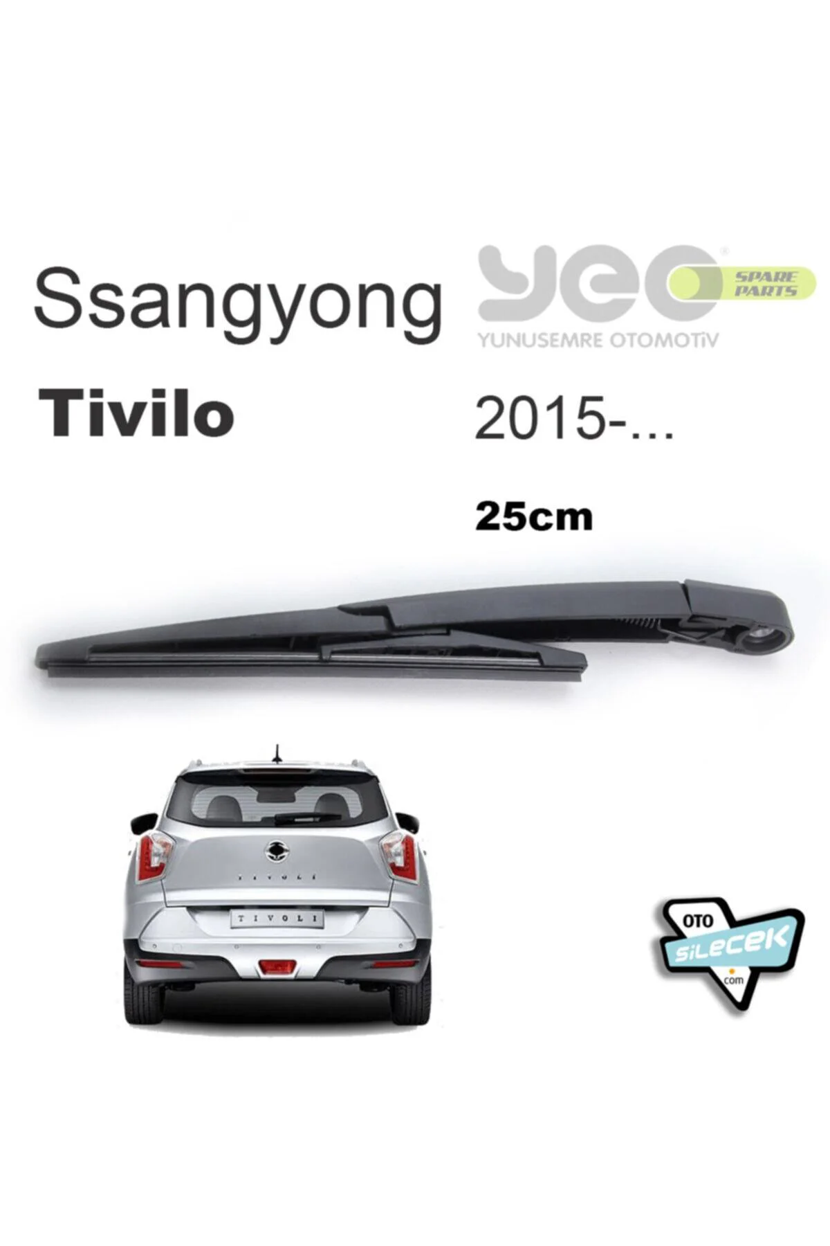 Ssangyong Tivoli Arka Silecek Kolu 2015-... Wiperear Fiyatı, Yorumları ve Özellikleri