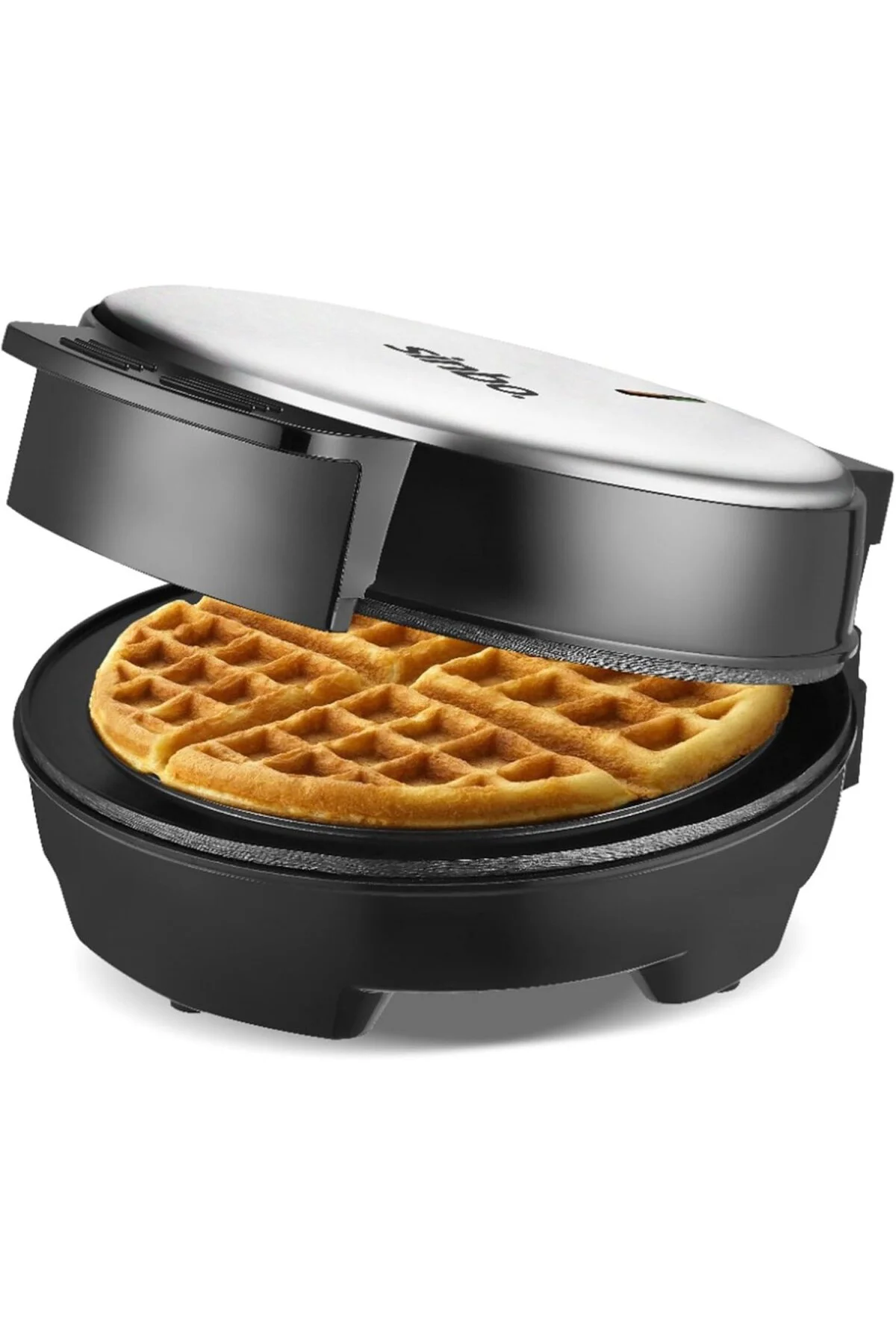 SSM-2591 Waffle Makinesi – Yapışmaz Döküm Plaka, Isı Ayarı, Kompa