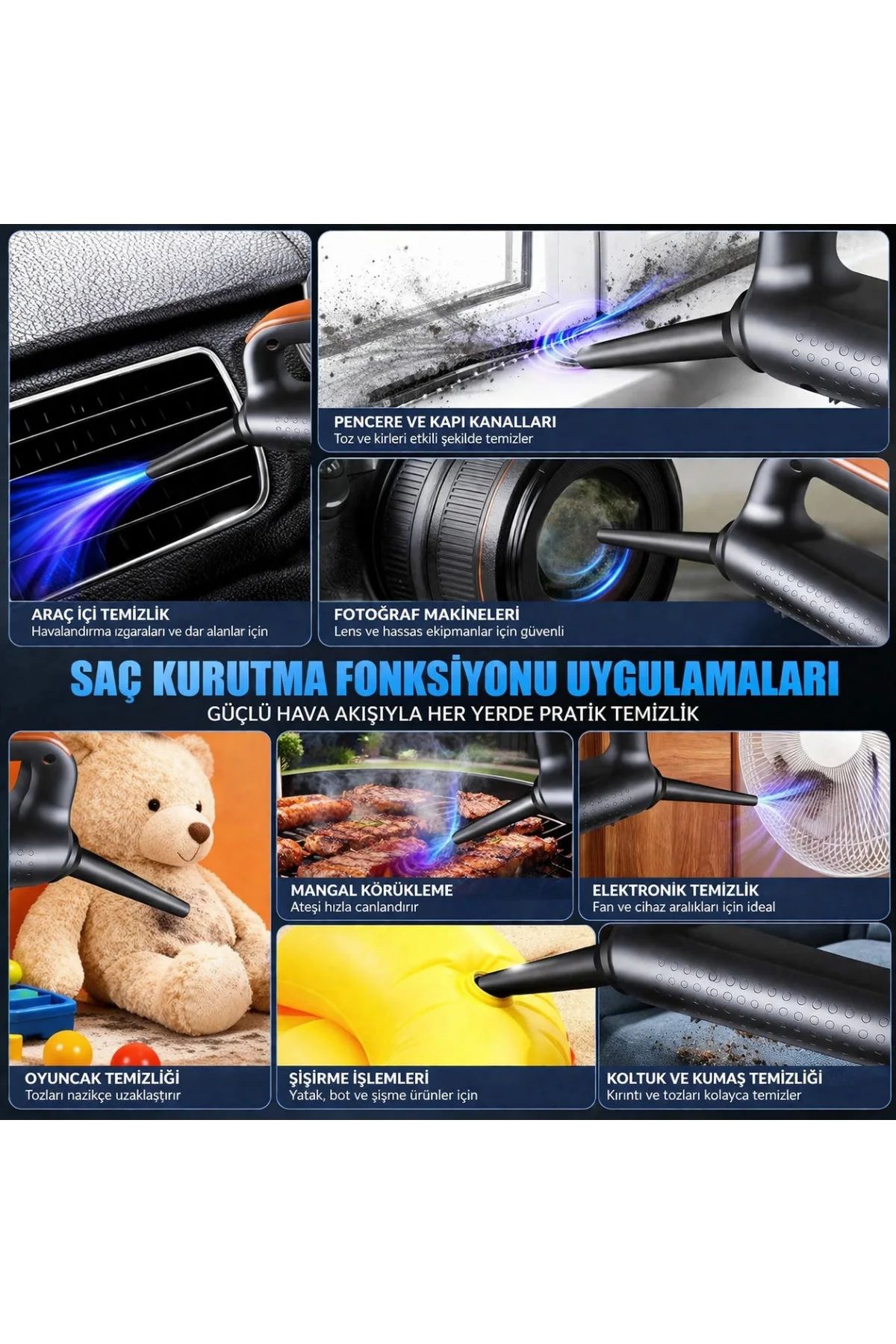 ST-126 Plus Kablosuz El Süpürgesi - 23.000 Pa Güçlü Emiş