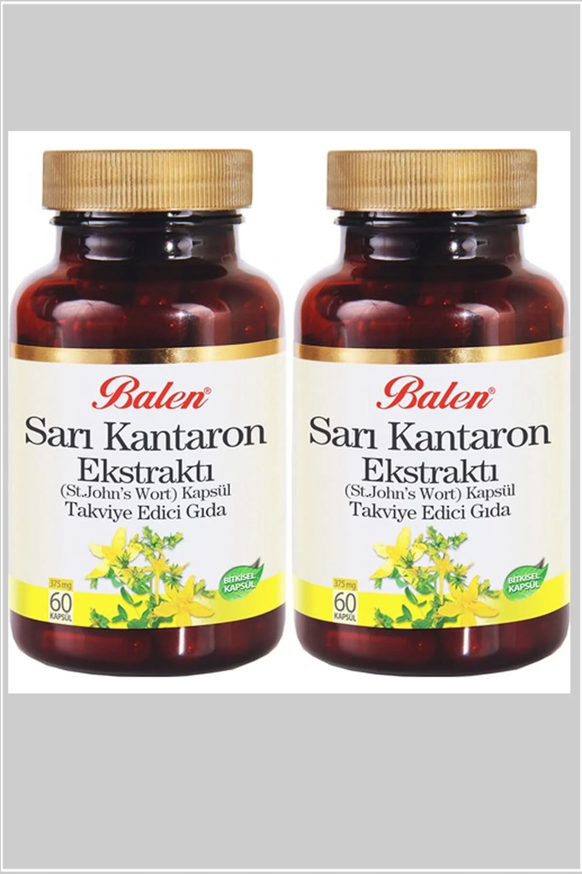 St. John's Wort (sarı Kantaron) 300 Mg 60 Kapsül 2 Adet
