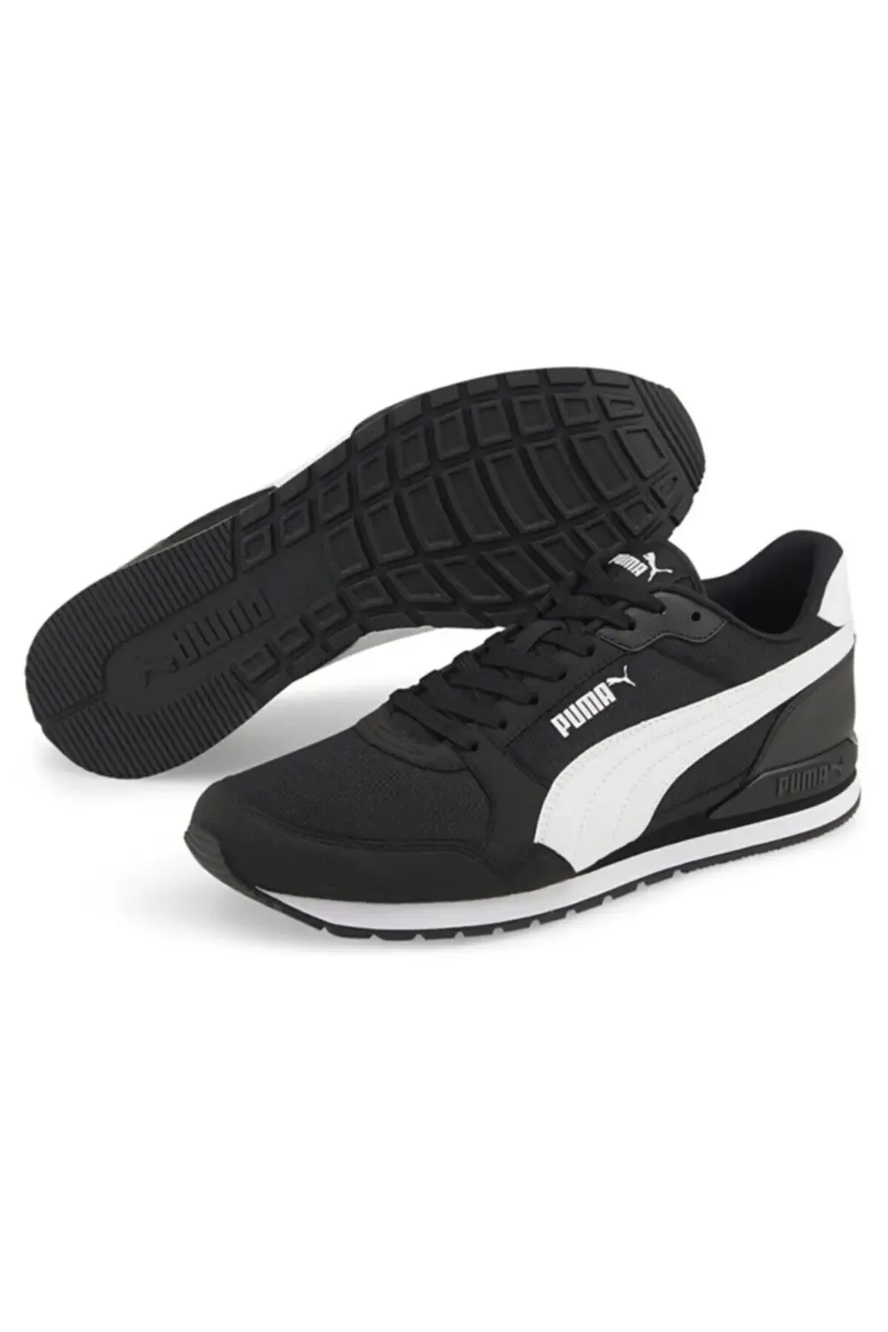 St Runner V3 Mesh Erkek Siyah Günlük Stil Ayakkabı 38464001/siyah