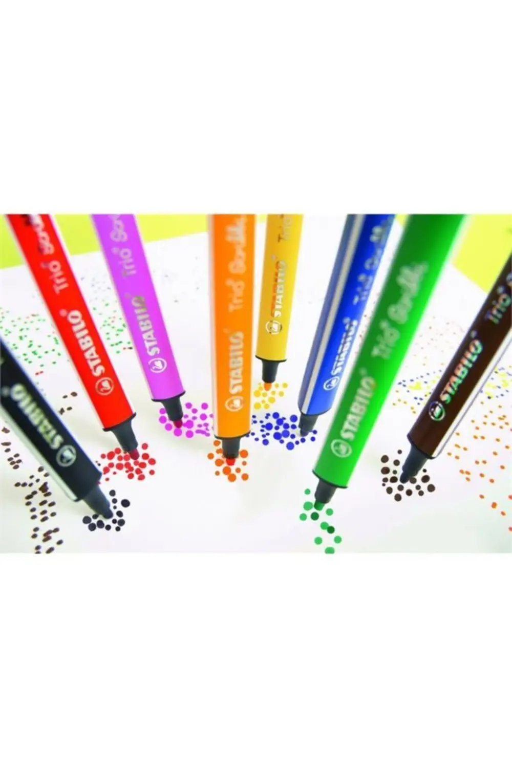 STABILO RIO SCRIBBI STAND 40LI 12 668\40-1 KEÇELİ KALEM K.YEŞİL