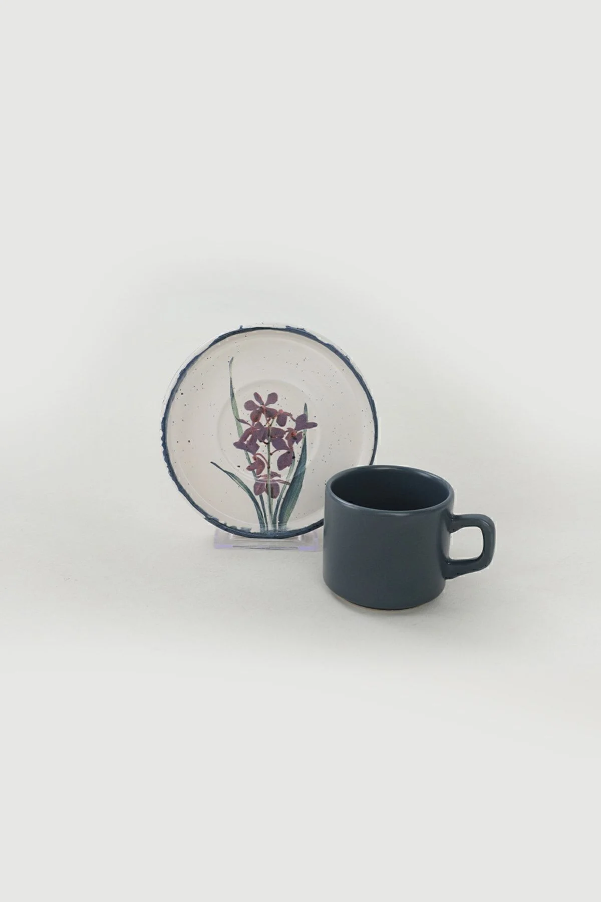 Stackable Çay Takımı Anadolu Çiçekleri 12 Parça 6 Kişilik