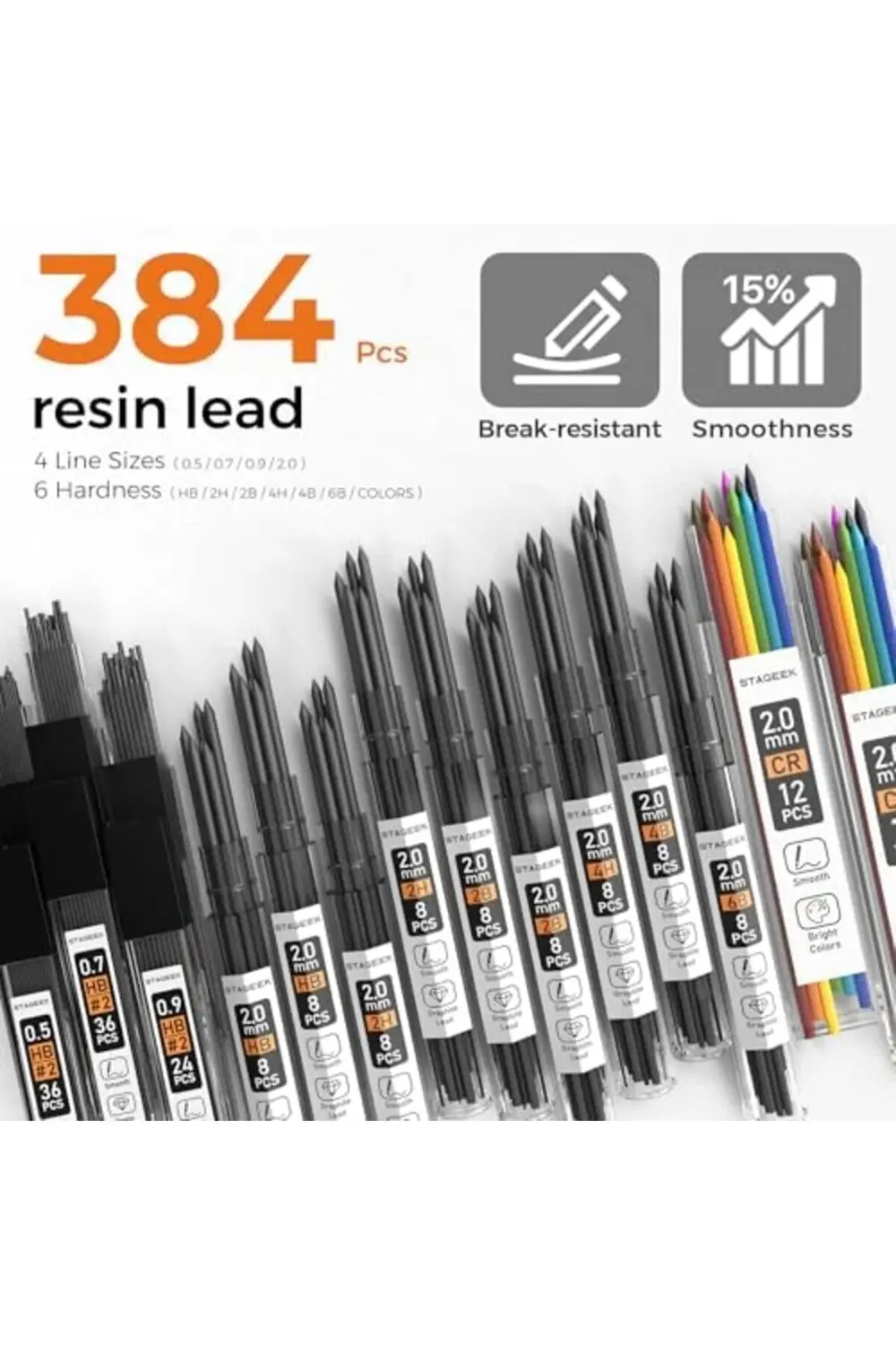 STAGEEK metal mekanik kurşun kalem 579222 gümüş 1174074