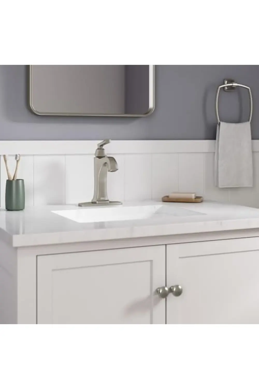 Standard 7426101.002, Belmeade Tek Kolu Banyo Bataryası, Krom 117