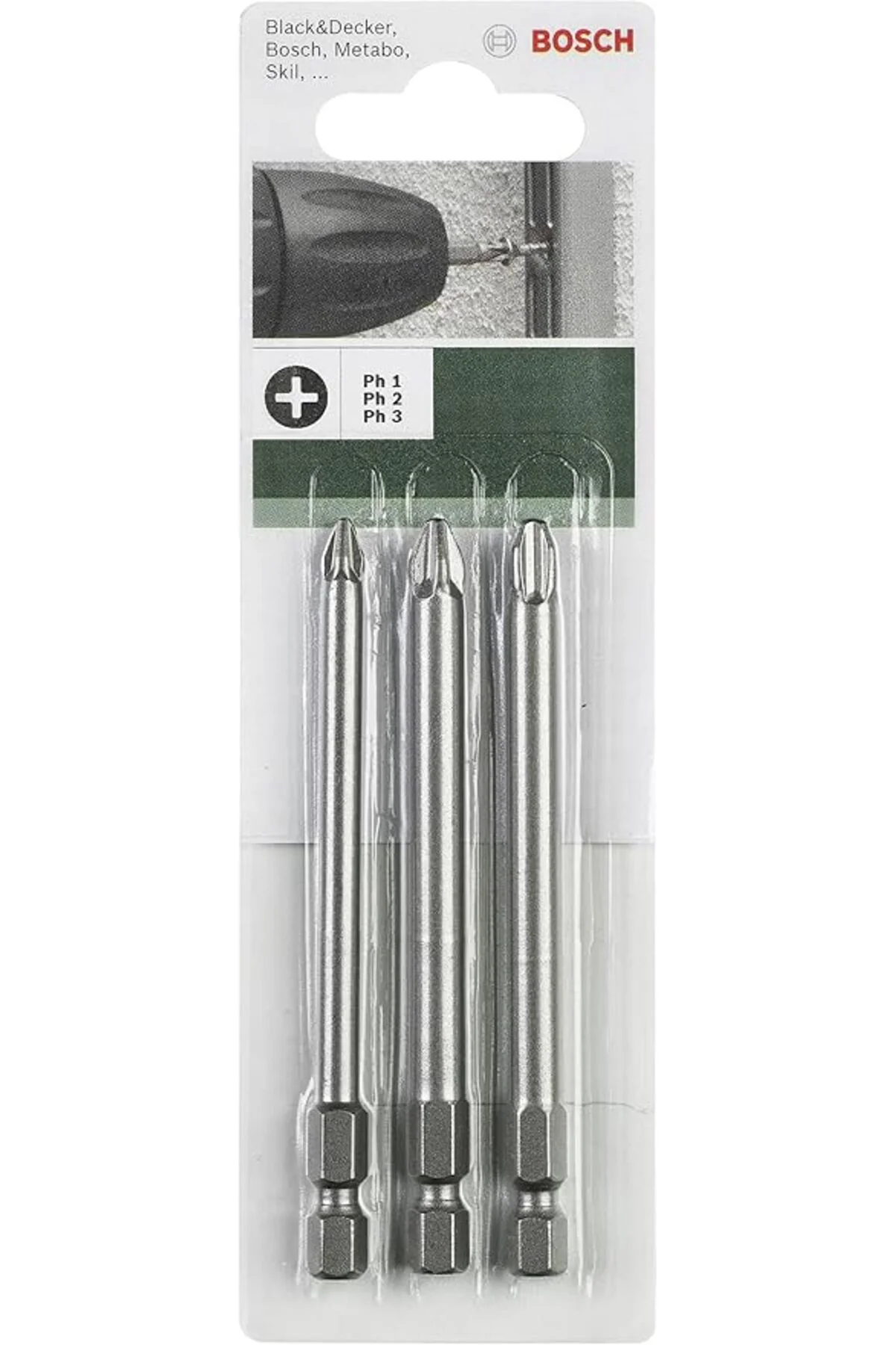 Standart Kalitede 89mm Tornavida Ucu Seti (3 Parça) | 2609255966
