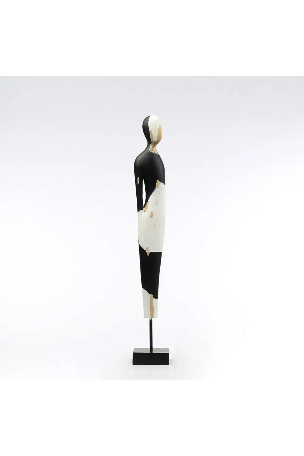 Standlı Etnik İnsan Figür-10X10X71CM