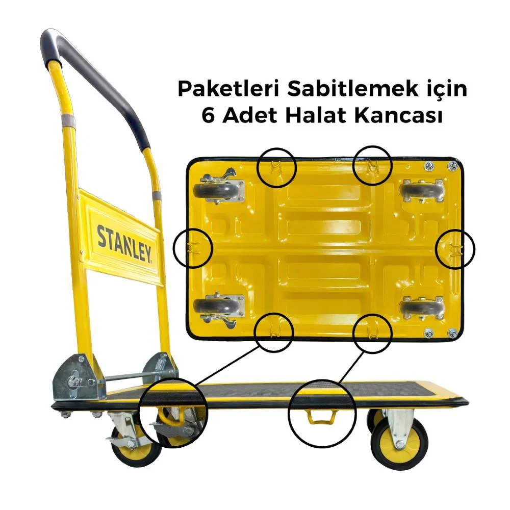 Stanley PC537 150Kg Profesyonel Paket Taşıma Arabası