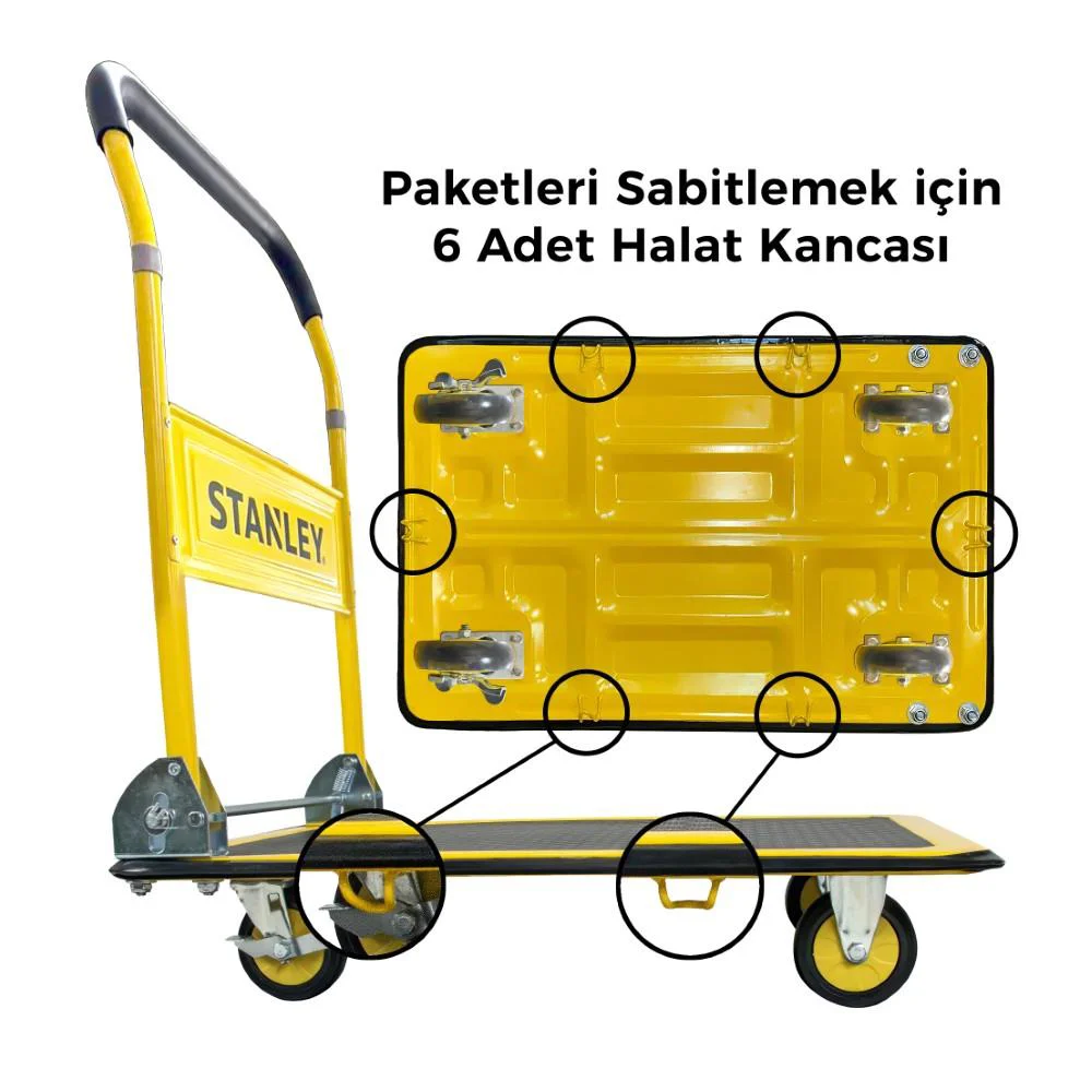 Stanley PC538 300Kg Profesyonel Paket Taşıma Arabası Stanley PC538 300Kg Profesyonel Paket Taşıma Arabası