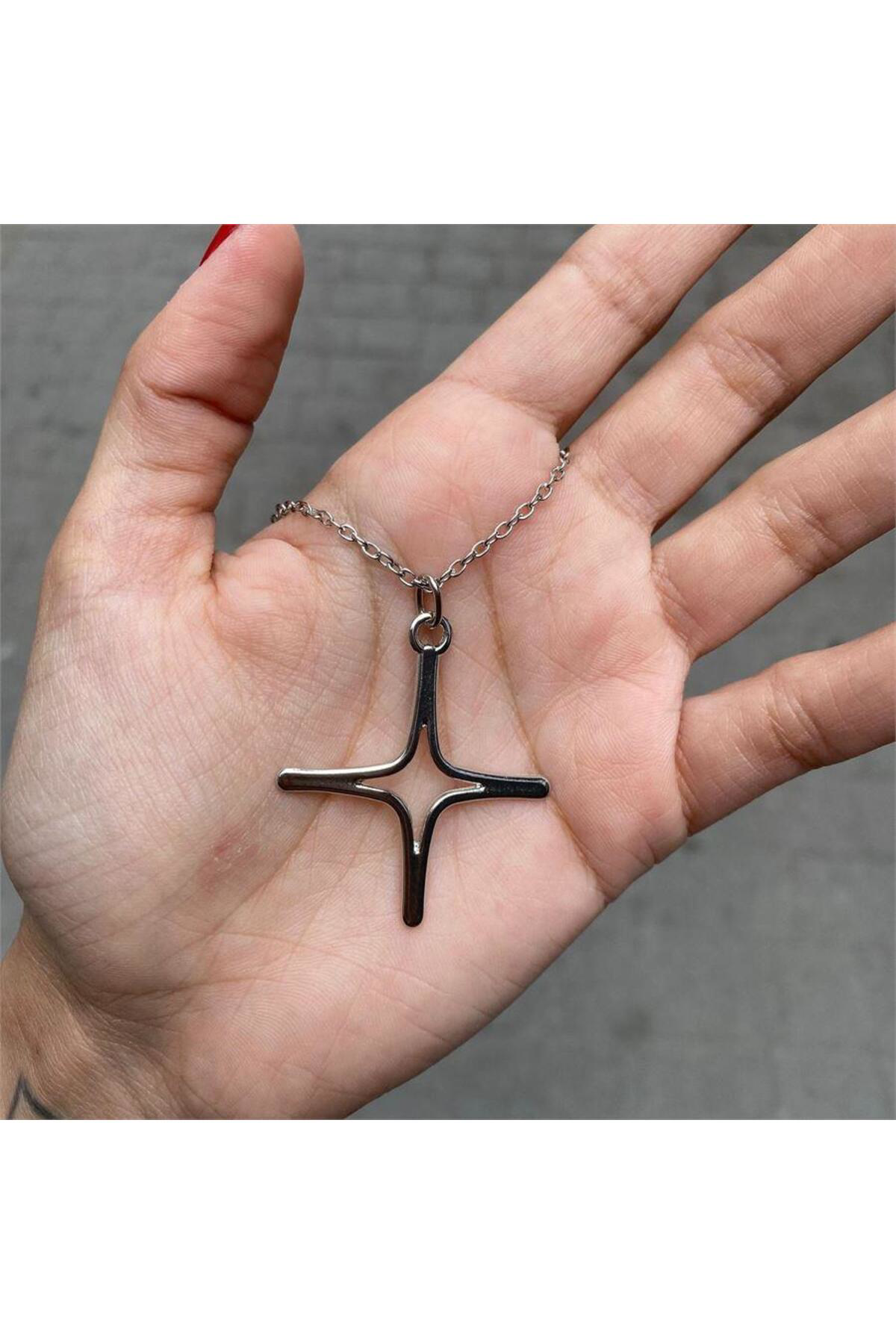Star Cross Silver Kolye