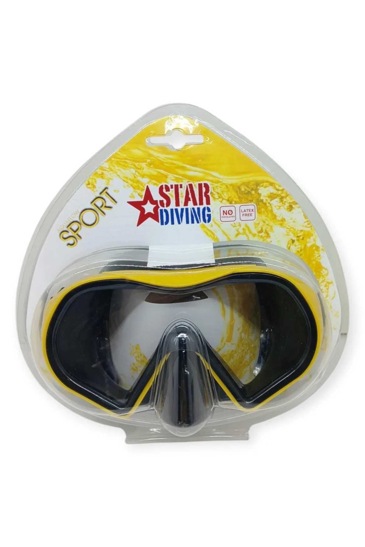 Star Diving Dalış Maskesi Yetişkin - 51702-SARI (Lisinya)