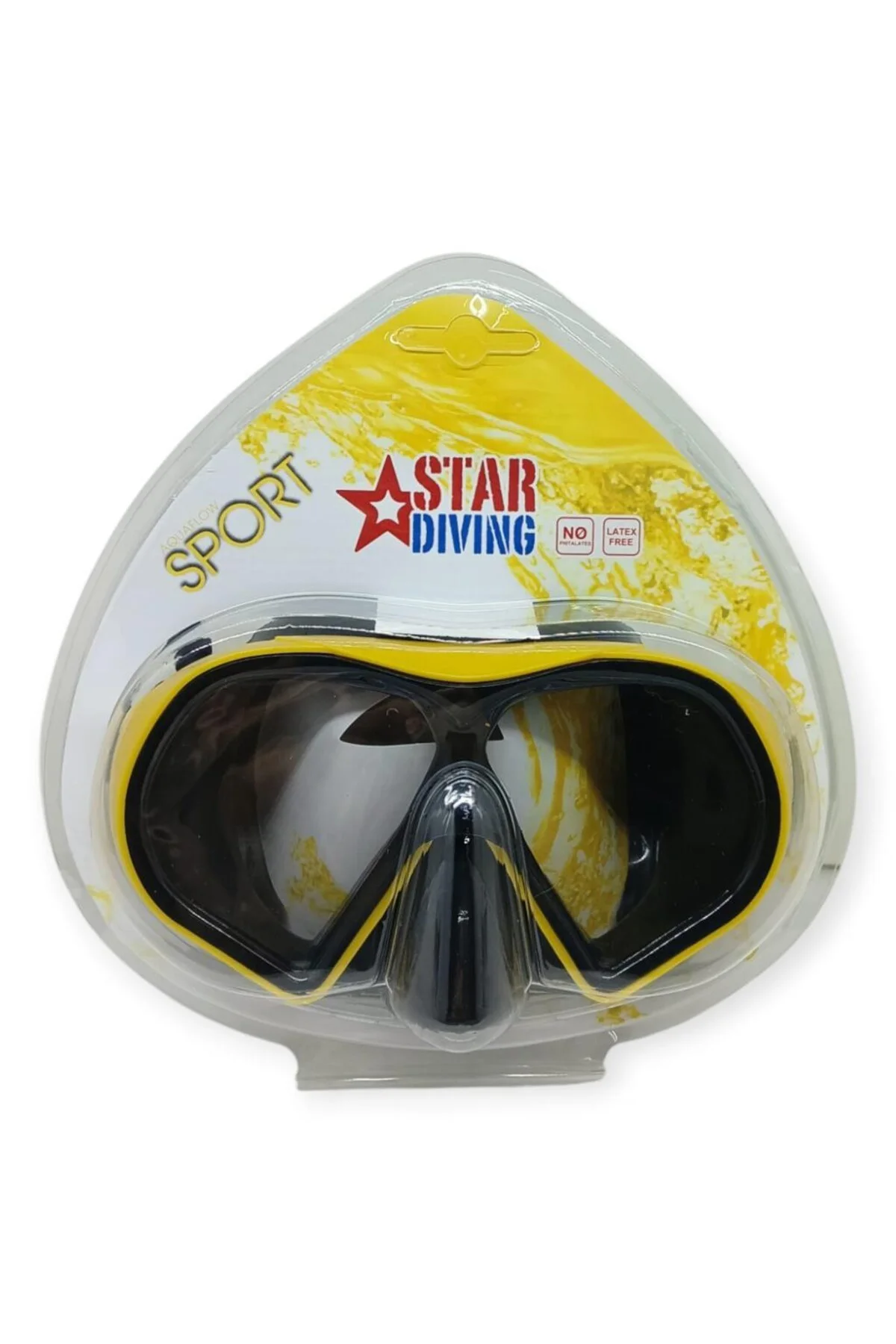 Star Diving Dalış Maskesi Yetişkin - 51703-SARI