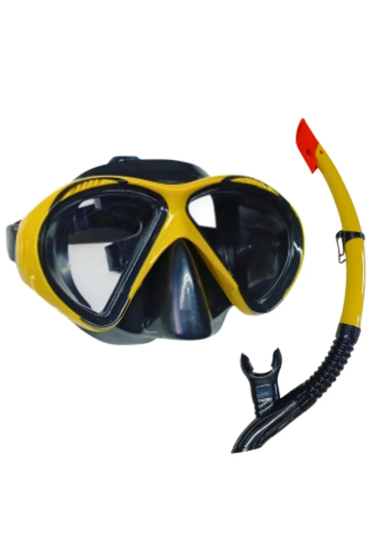 Star Diving Dalış Maskesi ve Snorkel Yetişkin - 51712-SARI