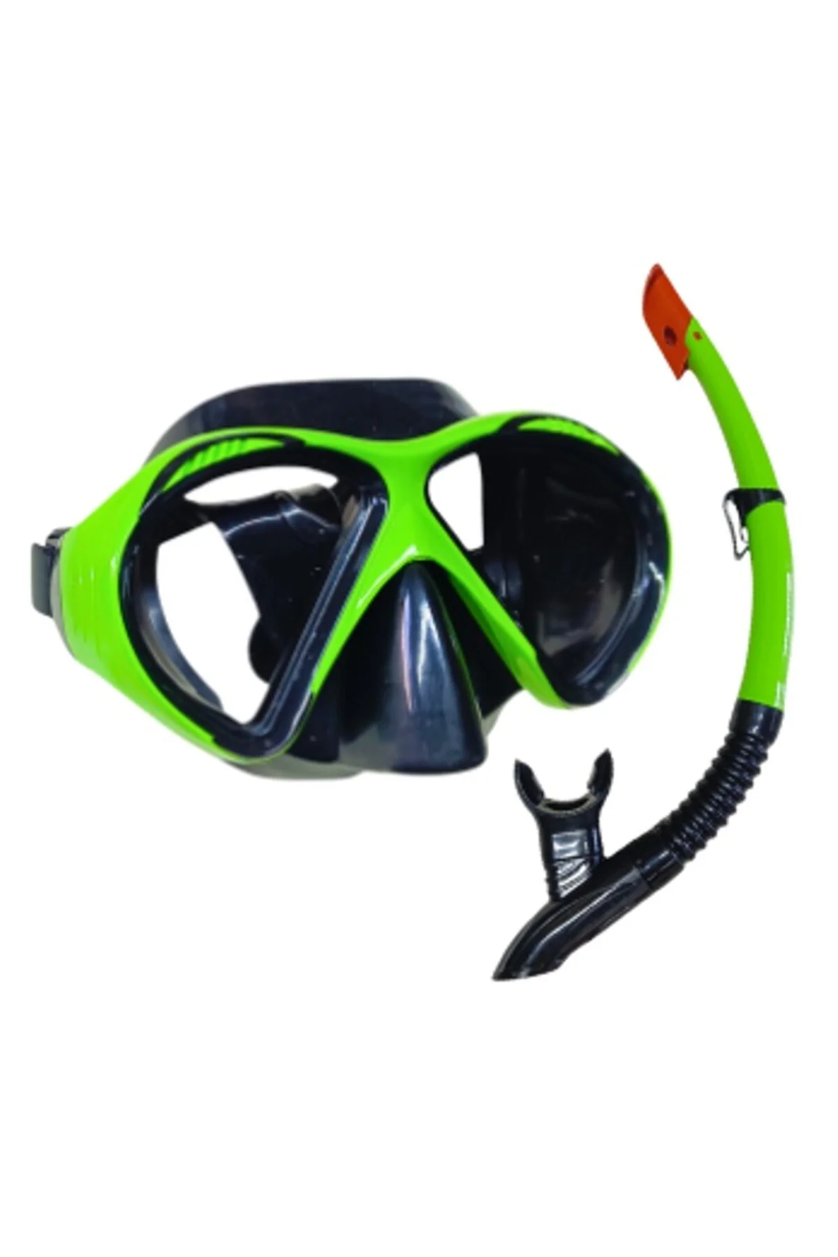 Star Diving Dalış Maskesi ve Snorkel Yetişkin - 51711-YEŞİL (Lisi
