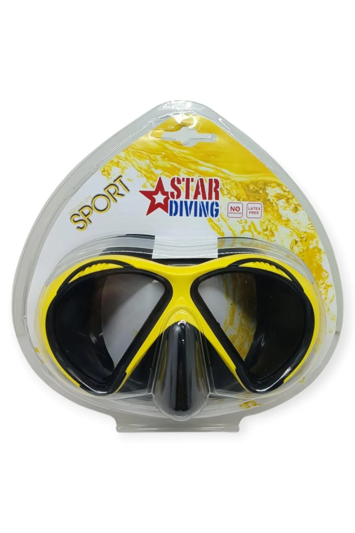 Star Diving Dalış Maskesi Yetişkin - 51701-SARI (Lisinya)