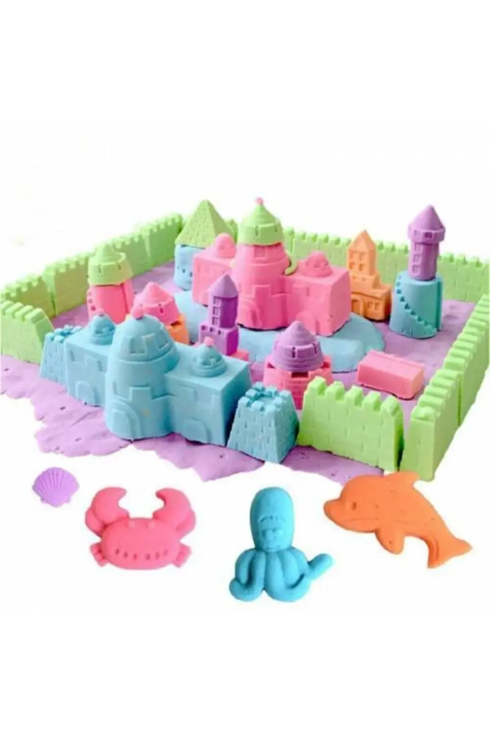 Star Global Kırmızı Renkli Kinetik Kum 1 Kg