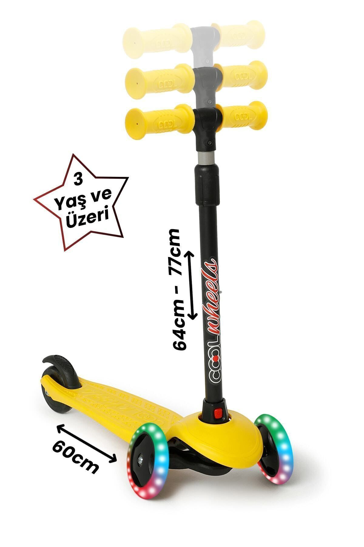 Star Işıklı 3 Tekerlekli Çocuk Scooter