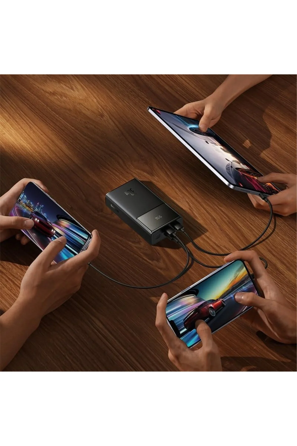Star-Lord 10.000 mAh Digital Display Powerbank 30W-Siyah