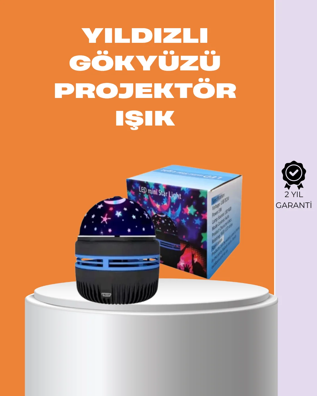 Star Master Galaxy Projektör – 360° Dönebilen Gece Lambası, Dekoratif Ambiyans Işığı Star Master Galaxy Projektör – 360° Dönebilen Gece Lambası, Dekoratif Ambiyans Işığı
