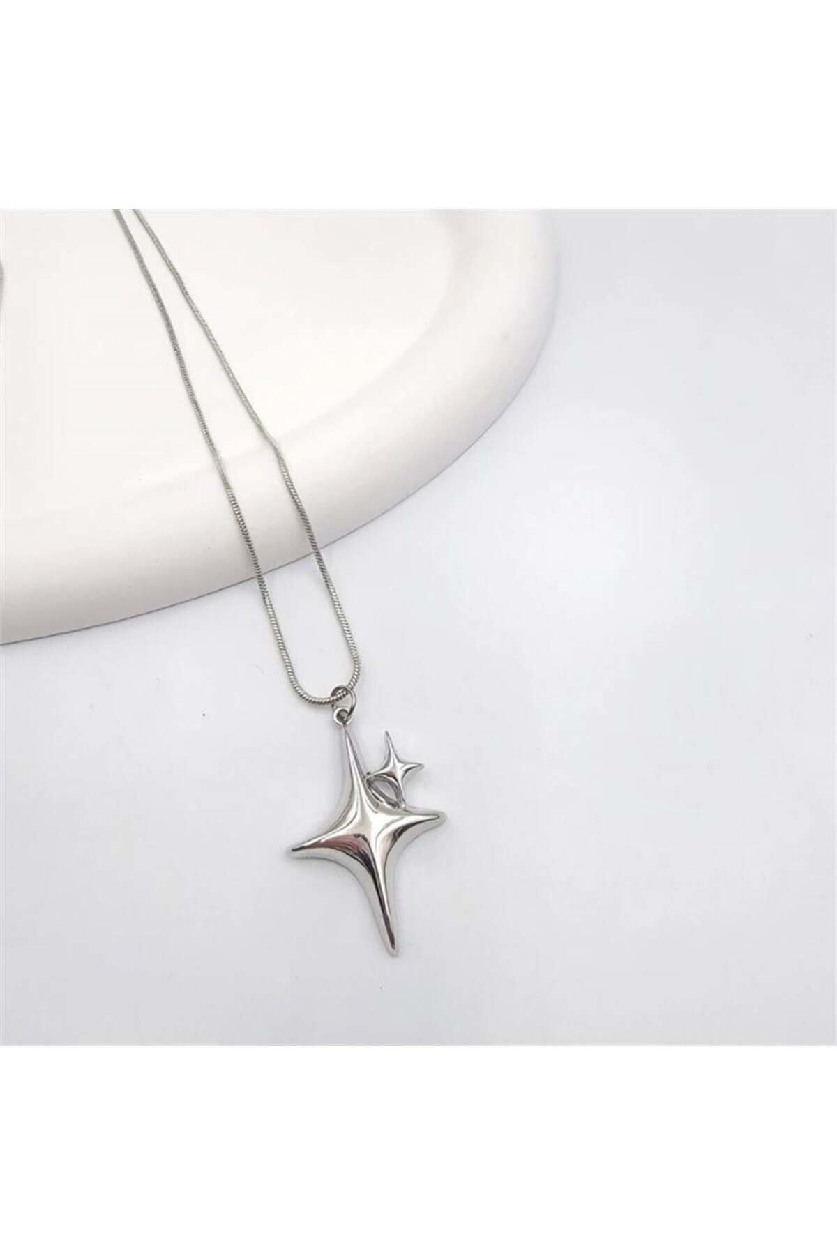 Star Silver Zincirli Kolye