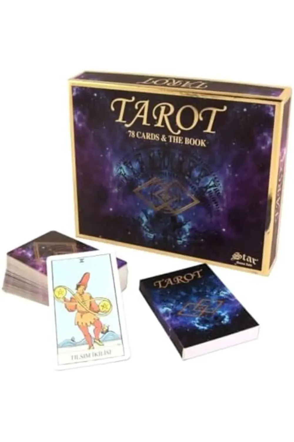 STAR Tarot Oyun Kartı (Taslama Kutu) 395519
