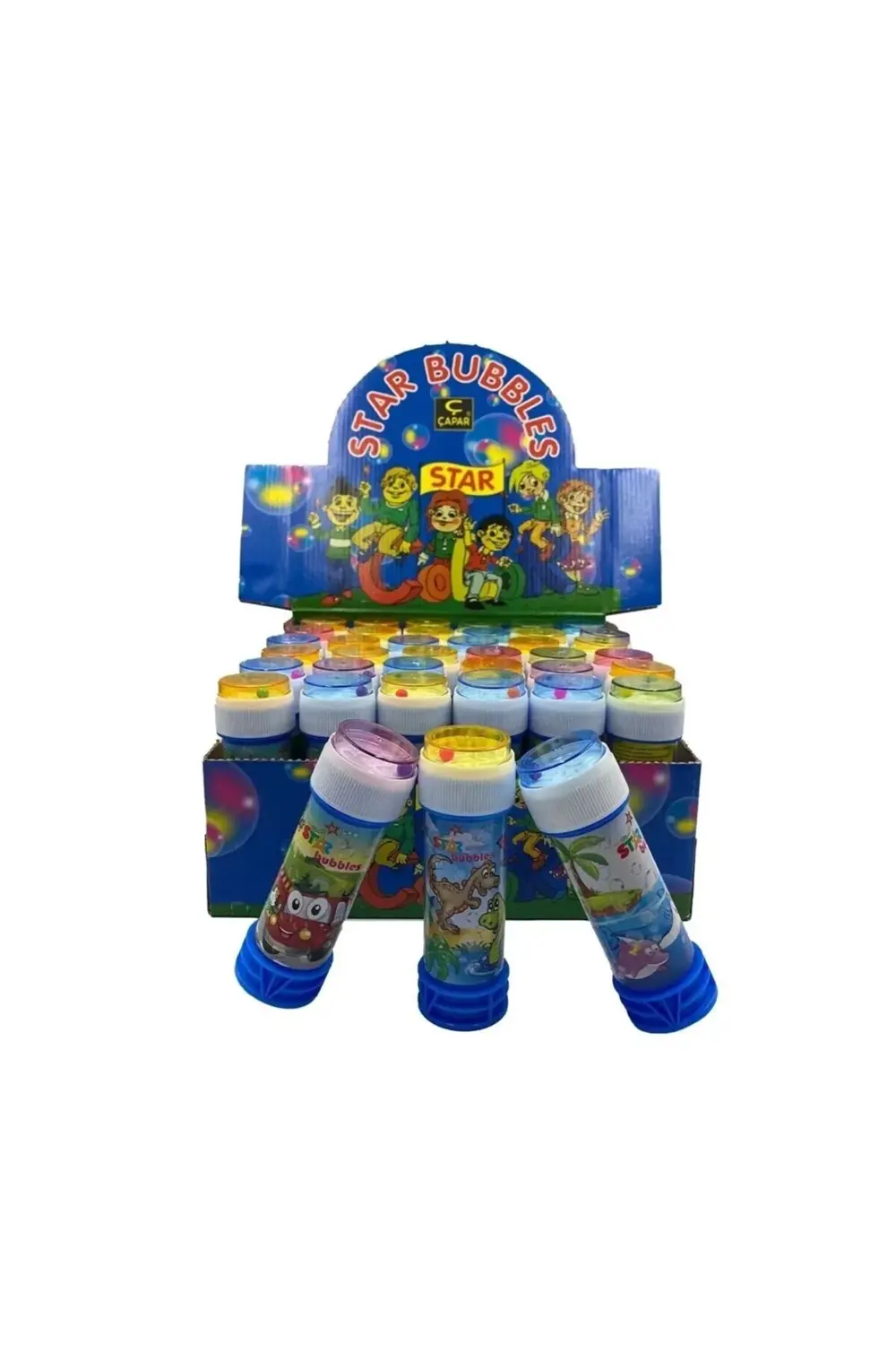 Star Üflemeli Köpük Baloncuk Sevimli Karakterler Oyuncak Köpük Ba