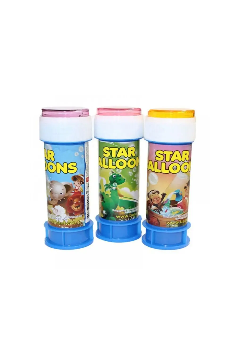 Star Üflemeli Köpük Baloncuk Sevimli Karakterler Oyuncak Köpük Ba
