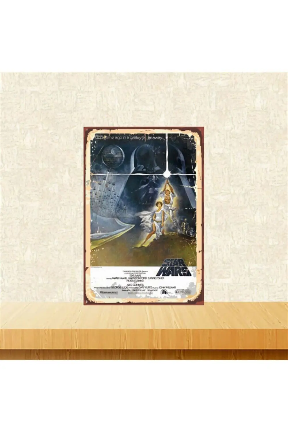 Star Wars 20-30 Cm Retro Ahşap Tablo Tkfx5237