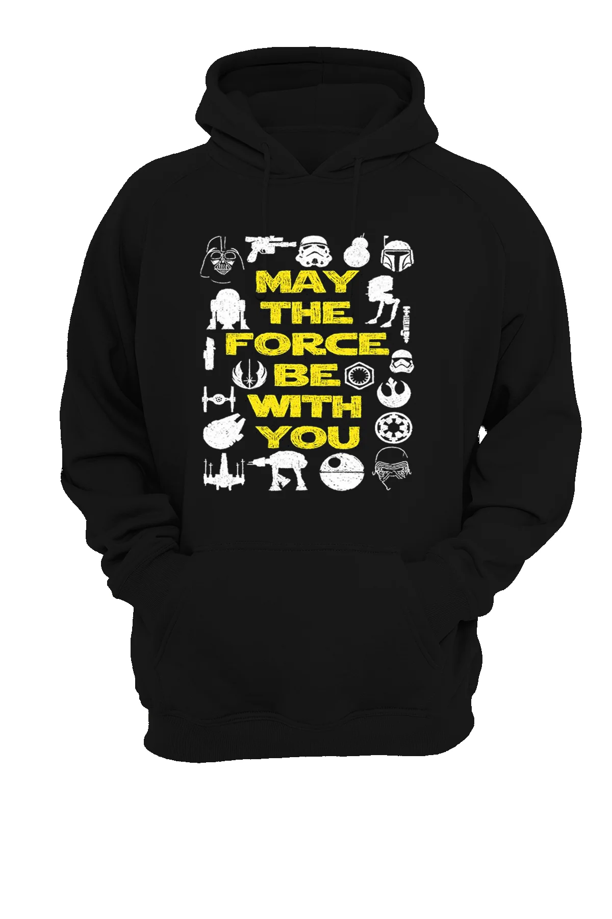 Star Wars Baskılı, 3 iplik. Şardonlu, İçi Polar, Kalın, (600 gr.) Sweatshirt