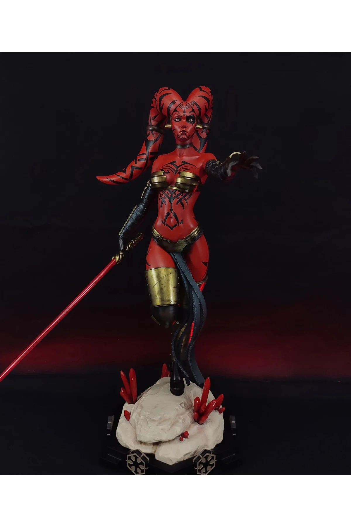 Star Wars Darth Talon Figür Star Wars Darth Talon Dekoratif Obje Büyük Boy 25CM