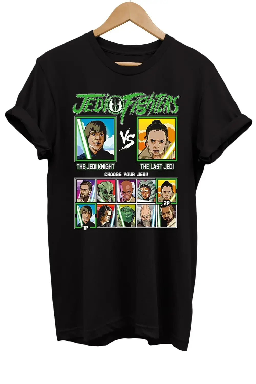 Star Wars Film Karakterleri Baskılı %100 Pamuk Oversize T-shirt