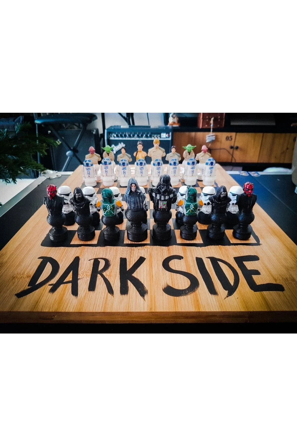 Star Wars Karanlık Ve Aydınlık Taraf Satranç Takımı Taşları (sadece Taşlar)