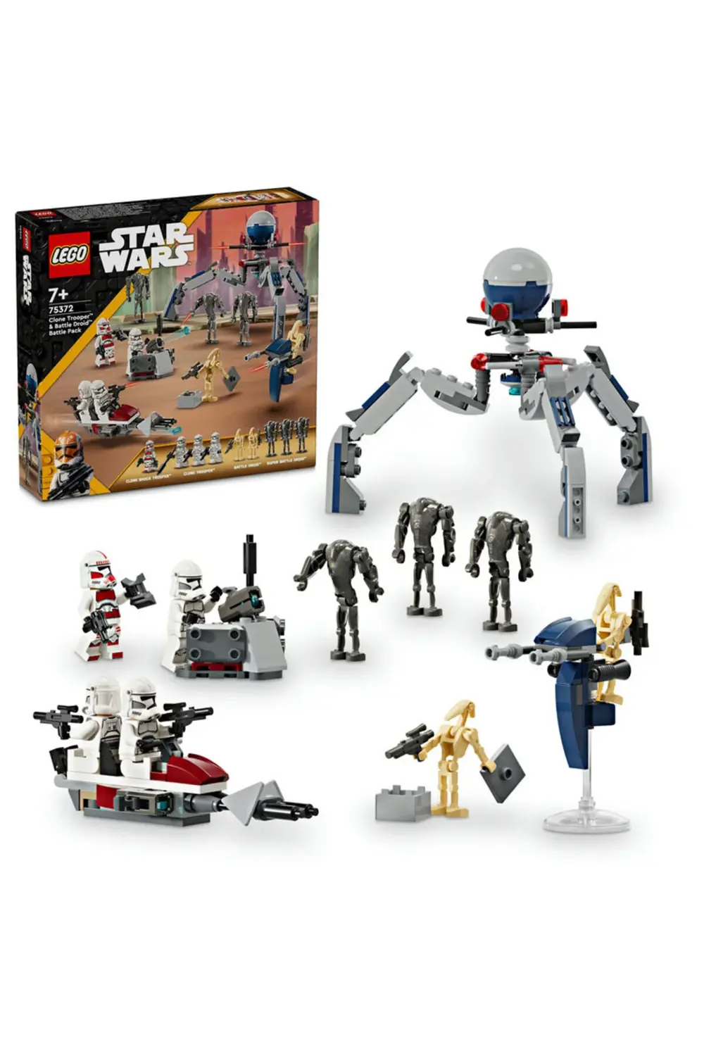 Star Wars Klon Trooper ve Savaş Droidi Savaş Paketi 75372 Star Wars Klon Trooper ve Savaş Droidi Savaş Paketi 75372