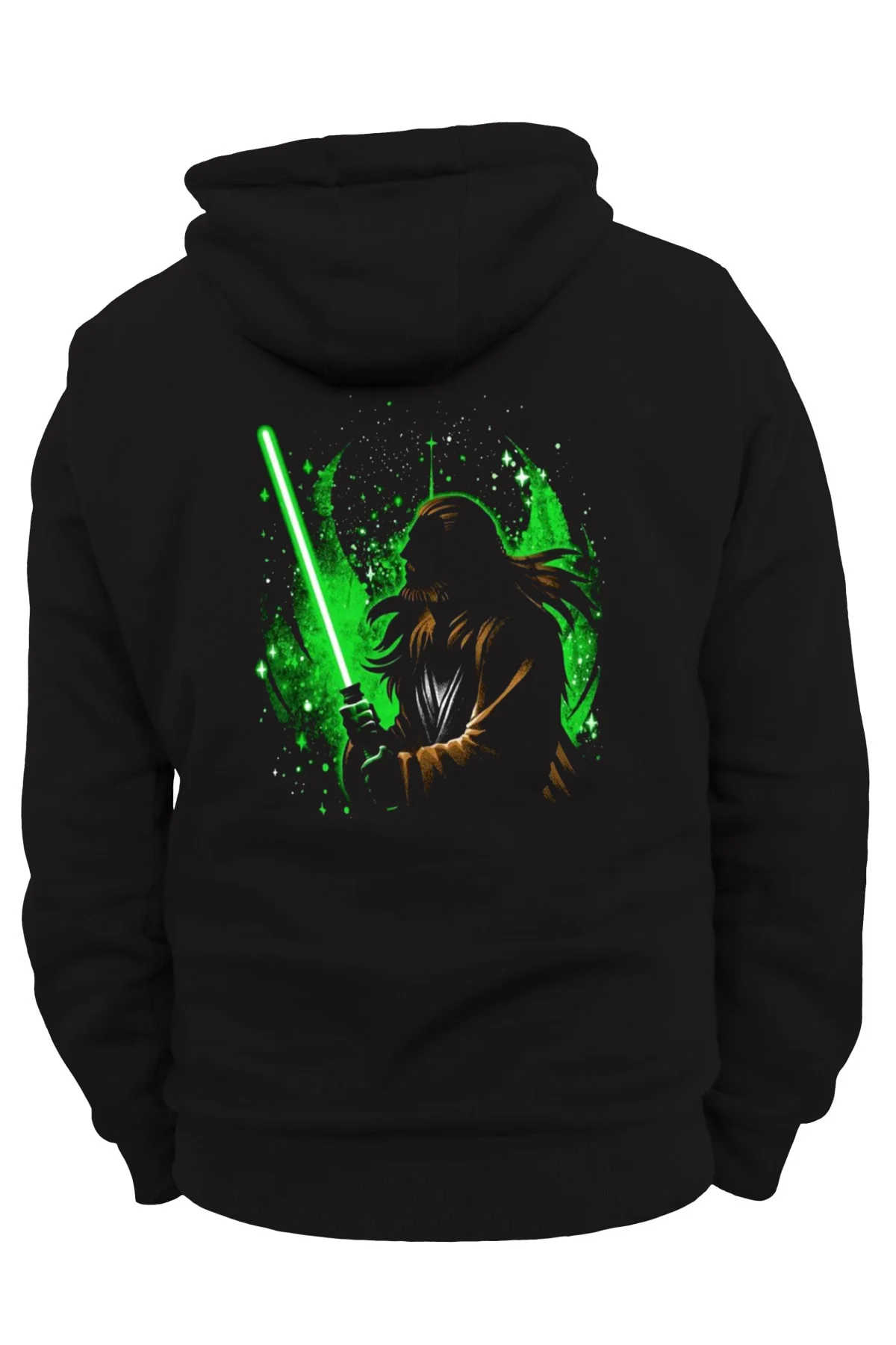 Star Wars Jinn Ön Baskılı, %100 Pamuk, 3 Ipl. Şardonlu, Içi Polar, Çok Kalın Hoodie