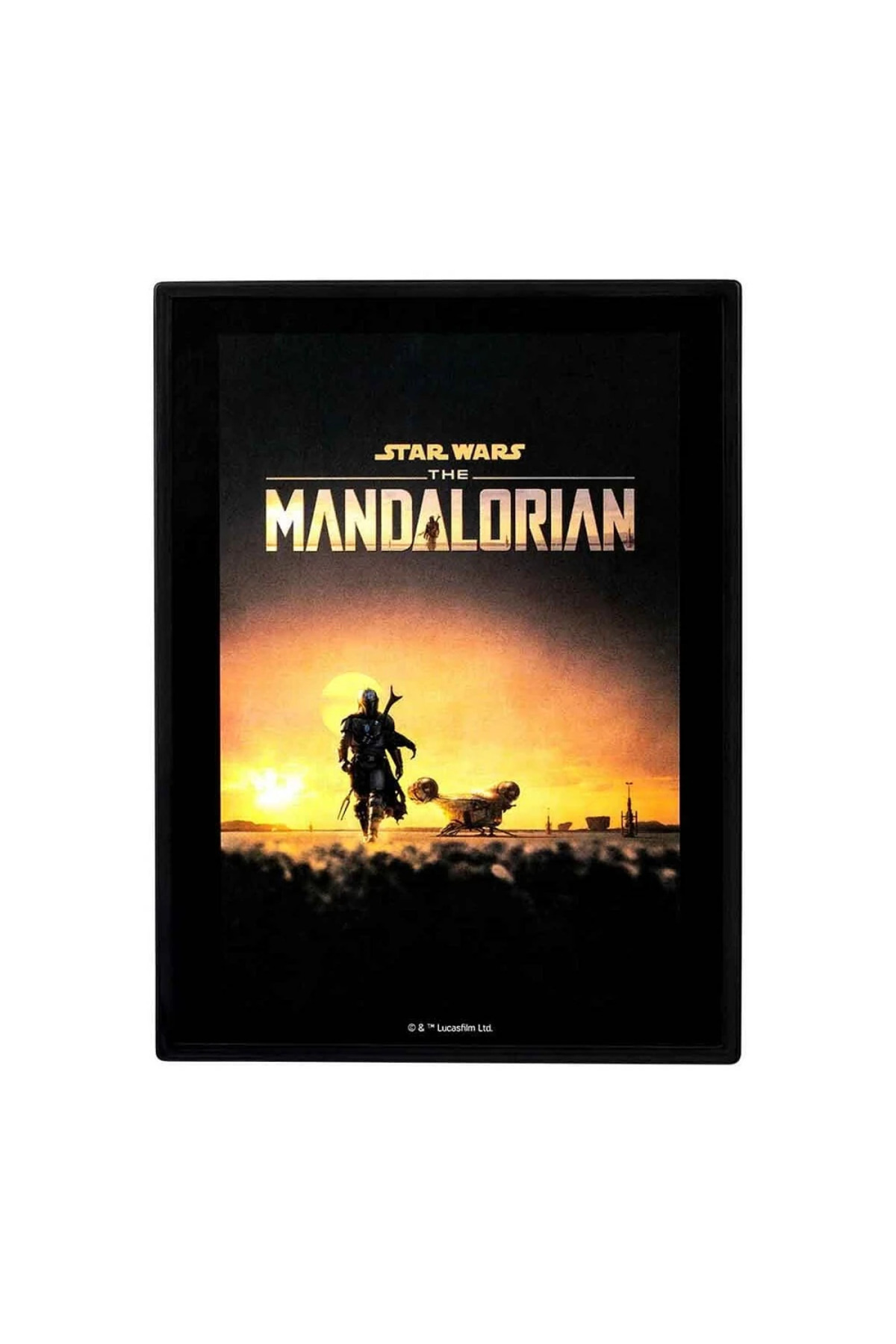 Star Wars Mandalorian ve Grogu Diorama Seti