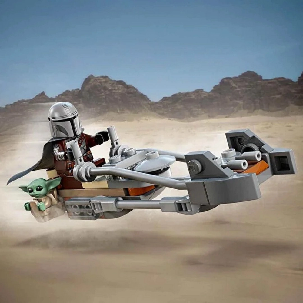 Star Wars Mandalorian ve Grogu’nun Hız Motoru 75436